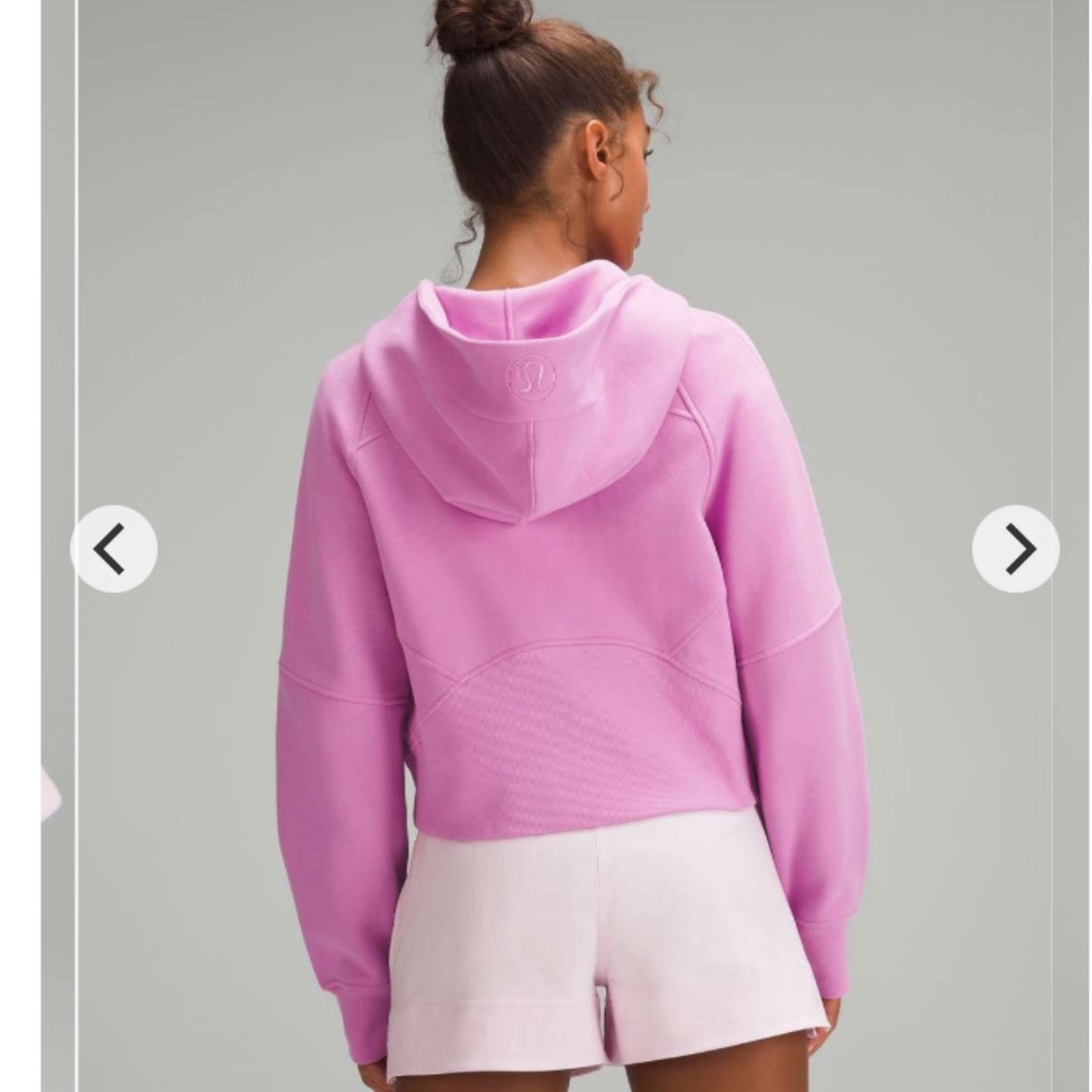 LULULEMON | Pink Scuba Oversized Half Zip Hoodie (size M/L) - Picture 2 of 7